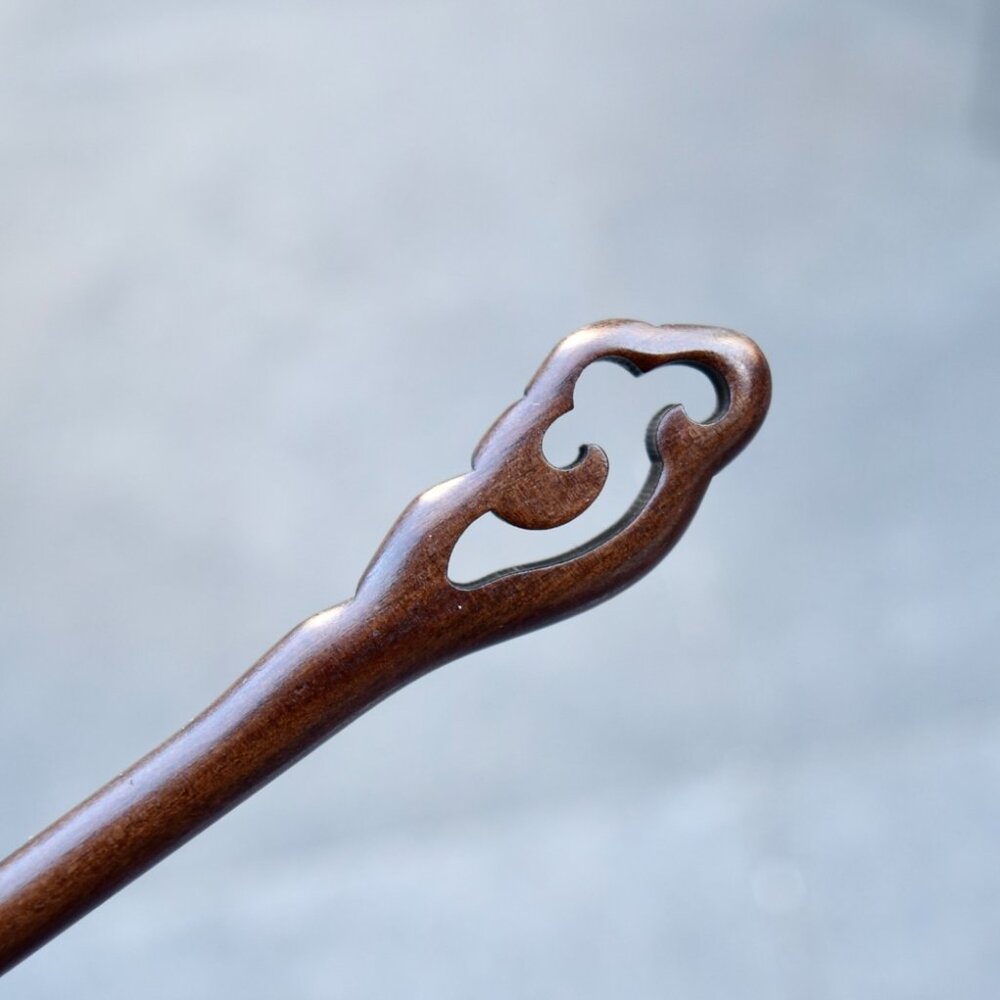 Cloud Wood Hair Stick - Chinese Hairpin